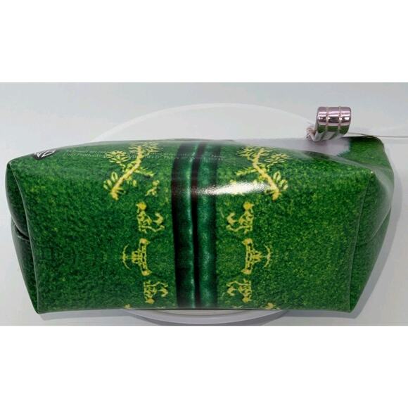 BUDDY Christmas Elf Green White Makeup Cosmetic Zip Bag I Heart Revolution NWT - Picture 3 of 6